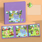 Livro de quebra-cabeças magnético infantil