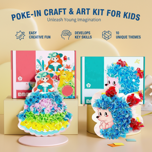 Kit de artesanato e arte Poke-In para crianças