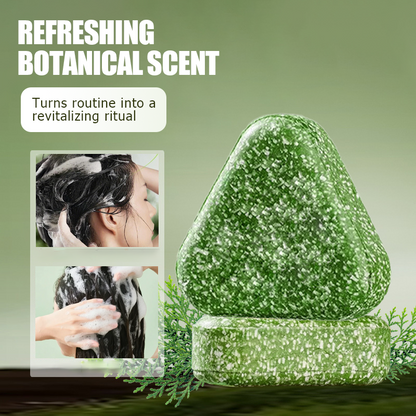 Barra de shampoo natural para fortalecer o cabelo