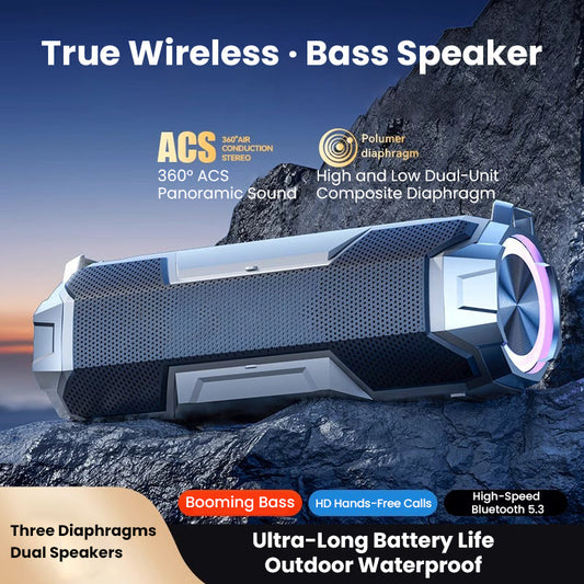 Alto-falante Bluetooth sem fio portátil à prova d'água