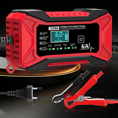 Carregador de bateria inteligente para carro e motocicleta