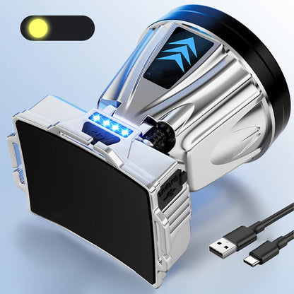 Farol recarregável super brilhante de alta potência