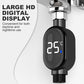 Termômetro de chuveiro Celsius com display LED à prova d'água
