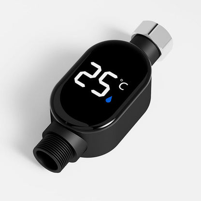 Termômetro de chuveiro Celsius com display LED à prova d'água