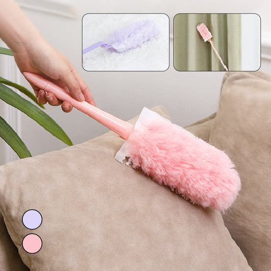 Conjunto de espanador dobrável de microfibra para limpeza 360 °