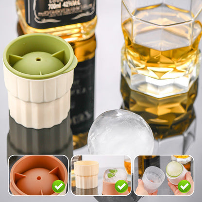 Fabricante portátil de bolas de gelo de silicone