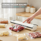 Seladora a vácuo para alimentos 2 em 1 com cortador