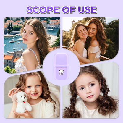 Pente modelador com creme de cabelo