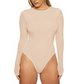 Women's Stretch Long Sleeve Crew Neck Bodysuit