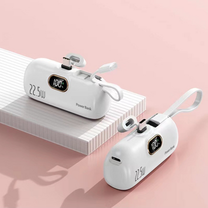 🔋 Oferta por tempo limitado para novos produtos ✨ Mini Power Bank portátil de 5000mAh para celular