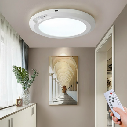 💥Grande Promoção - 50% de Desconto💡Luminária de Teto Recarregável com Sensor de Movimento e Controle Remoto