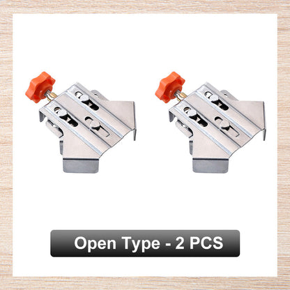 Braçadeira de canto multiuso de aço inoxidável de 90 graus