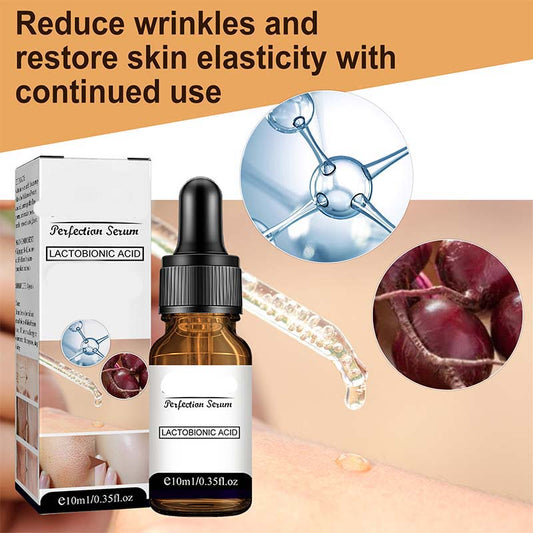 Soro de ácido lactobiônico hidratante e refinador de poros