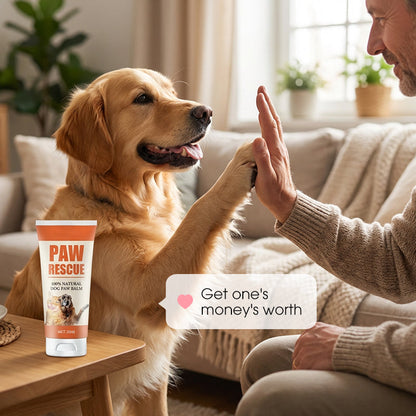 Bálsamo calmante para patas rachadas de cães e gatos