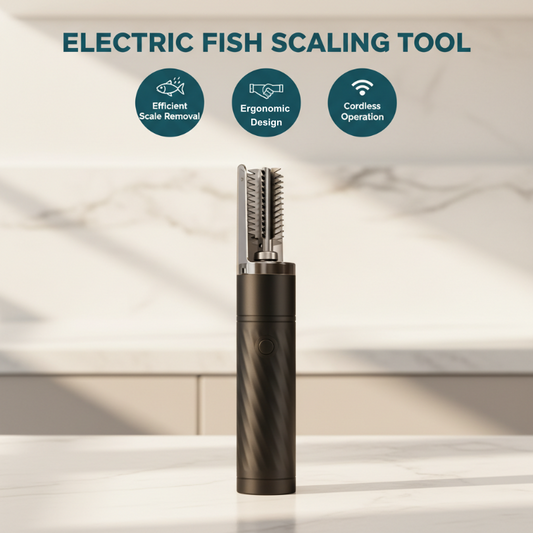 Ferramenta automática recarregável para escamação de peixes