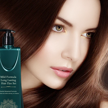 🔥PROMOÇÃO QUENTE 50% DE DESCONTO🎁✨Conjunto de tinturas de cabelo de fórmula suave e longa duração - Compre 3 e ganhe 1 grátis🎁