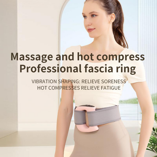 Cinto massageador de calor vibratório 3 em 1