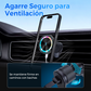 Suporte magnético para carro com carregamento sem fio e luzes RGB