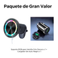 Suporte magnético para carro com carregamento sem fio e luzes RGB
