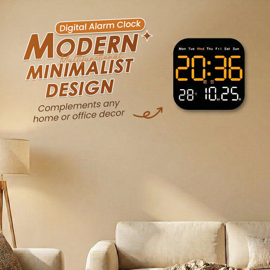 Despertador digital multifuncional para casa e escritório