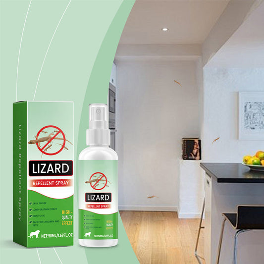 Spray repelente eficaz para lagartos