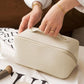 Belo presente! Bolsa de maquiagem para viagem de grande capacidade