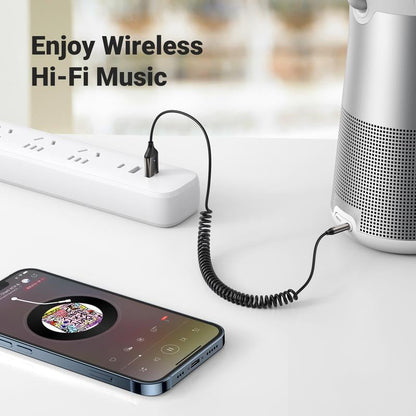 Adaptador de áudio do cabo USB do receptor de áudio Bluetooth 5.0