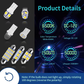 🔥Desconto de 50% no último dia!🔥Kit de 42 Luzes LED para Interior de Carro