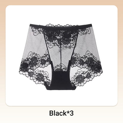 ✨ Calcinhas femininas feitas à mão em renda de seda✨