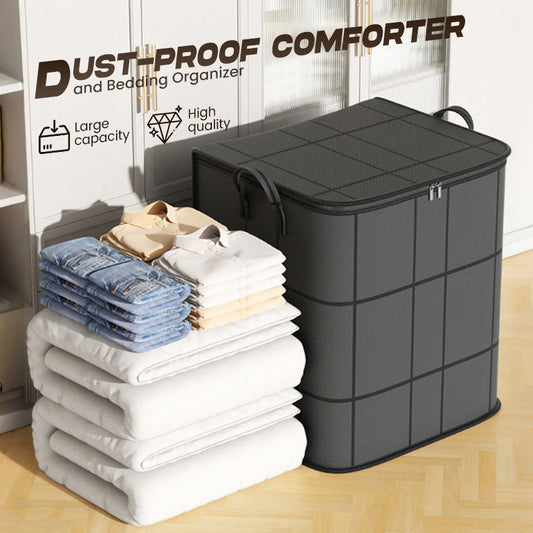 🧼✨ Bolsa de armazenamento à prova de poeira para edredons e roupas de cama – À prova d’água, que economiza espaço e com zíper seguro 🗄️🛏️ 50% OFF!