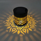 ☀️ Luminária Mandala Solar para Jardim e Pátio – Candeeiro de pé e aplique 2 em 1 – Decoração luminosa ornamental com efeito vintage – Resistente à ferrugem e durável