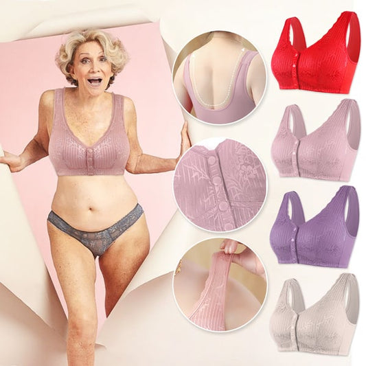 💟Compre 1 e ganhe 1💋Sutiã de copa grande confortável e respirável