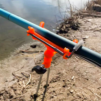 🎣Suporte de torre com travamento automático para vara de pescar