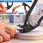 🔥Cortador de unhas curvo de aço inoxidável – Ergonômico e fácil de usar para idosos