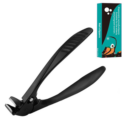 🔥Cortador de unhas curvo de aço inoxidável – Ergonômico e fácil de usar para idosos
