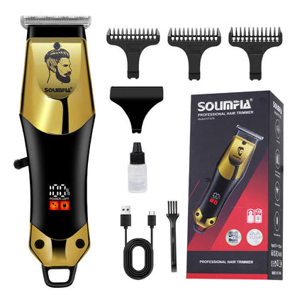Máquina de cortar cabelo elétrica multifuncional para homens