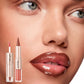Batom matte e gloss labial 2 em 1