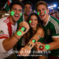 Tatuagens temporárias que brilham no escuro para a Copa do Mundo de 2026