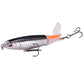 Isca de peixe com hélice flutuante e cauda giratória