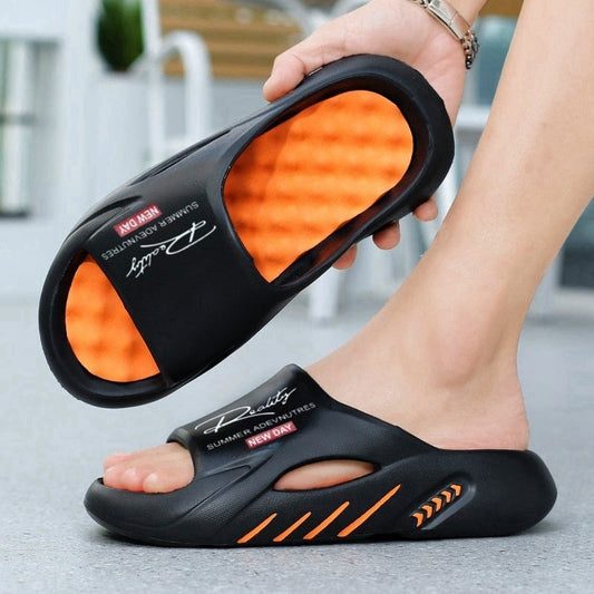 Chinelo Cloud de sola grossa antiderrapante para homens