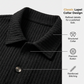 Camisa masculina casual de malha de manga curta