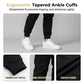Calça de moletom masculina com estampa gráfica e cordão.