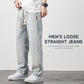 Calça Jeans Masculina Solta e Reta
