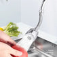Torneira de cozinha com pulverizador de pressão extensível e giratório de 360°