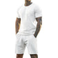 Conjunto de camiseta e shorts esportivos masculinos de 2 peças 💪 O conjunto fitness masculino definitivo 🏋️‍♂️