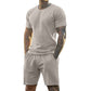 Conjunto de camiseta e shorts esportivos masculinos de 2 peças 💪 O conjunto fitness masculino definitivo 🏋️‍♂️