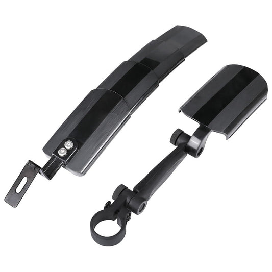 Conjunto de para-lamas retráteis e ajustáveis para bicicleta