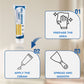 🛠️ 72% DE DESCONTO AGORA! ⚡ Kit de Reparo de Drywall Eficiente com Raspador – Alta Adesão, Fácil Operação e Design Tudo-em-Um 🧰