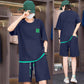 Men’s Comfortable Summer Shorts & T-shirt Suit