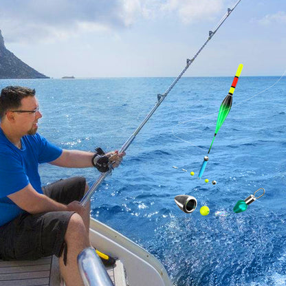 Conjunto de linha de pesca automática com busca de fundo